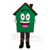 Grün Haus Home Maskottchen Kostüme für Immobilien Agentur Promotion