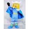 Thor der Riesige Wikinger mit Blauer Körper und Umhang Maskottchen Kostüme Menschen