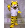 Happy Tiger in White Shirt Mascot Costumes Animal