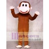 Glücklicher Affe Maskottchen Adult Kostüm Tier