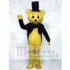 Ritual Bär Maskottchen Kostüm Braun Teddybär Gentleman Anzug