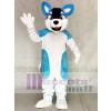 Blauer Husky Hund Fursuit Maskottchen Kostüm Tier