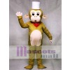 Weißes Kappen Affe Maskottchen Kostüm Tier