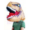 Aufblasbarer Dinosaurier Tyrannosaurus Rex Mask Headgear der Jurawelt nur Halloween Weihnachten