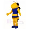 Königsblau und Gelb Hornet Bee Maskottchen Kostüme Insekt
