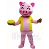 Rosa glücklich Schwein Maskottchen Kostüme Tier