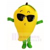 Mango mit Sonnenbrille Maskottchen Kostüme Obst