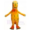 Orange T-Rex Dinosaurier Maskottchen Kostüme