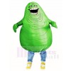 Geisterjäger Slimer Grün Monster Aufblasbar Halloween Sprengen Sie Kostüme für Erwachsene