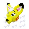 Gelber Husky Hund Fuchs Maskottchen kostüm Karikatur