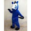 Königsblau Trojan Horse Maskottchen Kostüm Tier