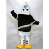 Heftigen wilden Flügel Ente Maskottchen Kostüm Eishockeyspieler Tier
