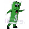 Grün US Dollar Bill Maskottchen Kostüme