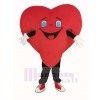 rot Herz Olympus Maskottchen Kostüm