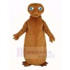 E.T. Außerirdischer Maskottchen Kostüm Braun Farbe