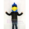 Blau Vogel Nur Kopf Maskottchen Kostüm Karikatur
