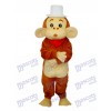 Cap Monkey Maskottchen Adult Kostüm Tier