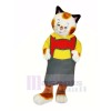 Süß Muster Katze Maskottchen Kostüme Karikatur