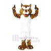 Stark Wildkatzen mit Weiß Passen Maskottchen Kostüme