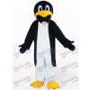 Schwarz Und Weiß Schlank Pinguin Tier Maskottchen Kostüm