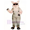 Far-Out Farmer Schwein Maskottchen Kostüm