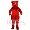 Netter Ruddy Rotes Schwein Maskottchen Kostüm