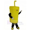 Groß Gelb Tasse Maskottchen Kostüm