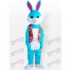 Blaues Osterhasen Kaninchen Tier erwachsenes Maskottchen Kostüm