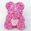 Neuer Stil Rose Teddybär Blumenbär Rose mit Rosa Herz Bestes Geschenk für Muttertag, Valentinstag, Jubiläum, Hochzeit und Geburtstag