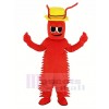 rot Conrad Crawdad Maskottchen Kostüm