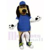 Beagle Hund mit Blau Hut Maskottchen Kostüme Tier