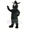 Schwarz Mustang Pferd Maskottchen Kostüm Tier