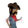 Cowboy maskottchen kostüm