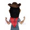 Cowboy maskottchen kostüm