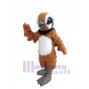 Wachtelvogel maskottchen kostüm