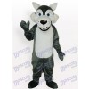 Grau Wolf Adult Tier Maskottchen Kostüm