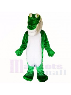 Grün Krokodil Leicht Maskottchen Kostüme Erwachsene