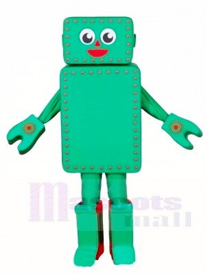 Grüne Roboter Maskottchen Kostüme