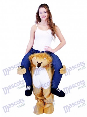 Piggyback löwe Carry Me Reiten auf Lion Maskottchen Kostüm chipmunks kostüm, huckepack kostüm selber machen