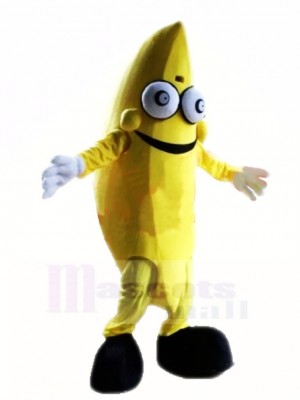 Lächelnde Banane Maskottchen Kostüm