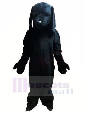 Alles Schwarz Hund Maskottchen Kostüme Tier