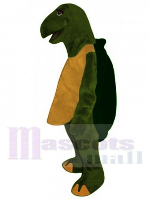 Dunkelgrüne Schildkröte Maskottchen-Kostüm Tier