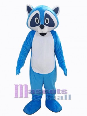 Netter Blauer Waschbär Maskottchen-Kostüm Tier