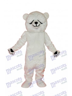 Einfaches und ehrliches Eisbären Maskottchen Kostüm Tier