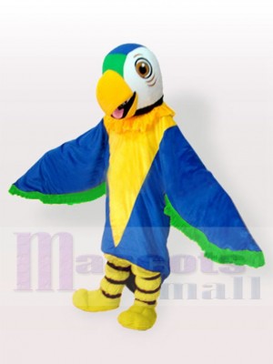 Blauer und gelber Papagei Vogel Maskottchen-Kostüm Tier