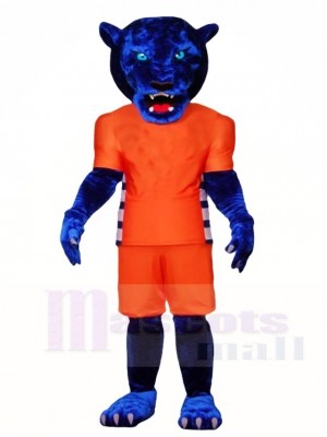Blau Panther Maskottchen Kostüme Tier