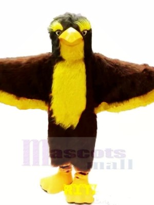 Braun und Gelb Adler Maskottchen Kostüme Tier