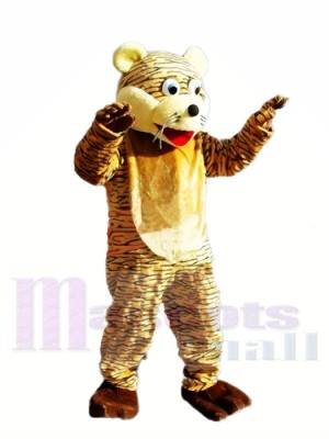Glücklicher Tiger Maskottchen Kostüm für Erwachsene Kostenloser Versand