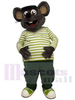 Mollige graue Maus Maskottchen-Kostüm Tier
