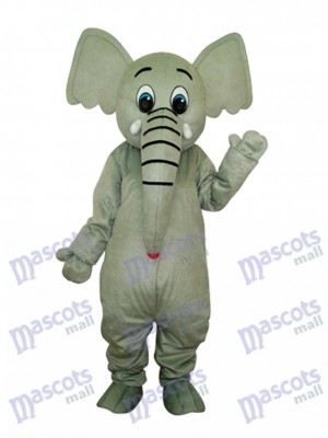 Little Grey Elephant Maskottchen Adult Kostüm Tier